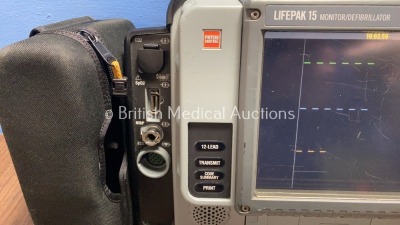 Medtronic Physio-Control Lifepak 15 12-Lead Monitor / Defibrillator *Mfd - 2009* Ref - 99577-000025 P/N - V15-2-000030 Software Version - 3207410-007 - 3