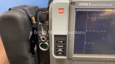 Medtronic Physio-Control Lifepak 15 12-Lead Monitor / Defibrillator *Mfd - 2009* Ref - 99577-000025 P/N - V15-2-000030 Software Version - 3207410-007 - 6