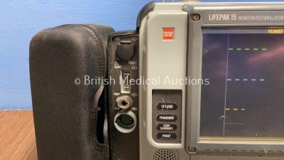 Medtronic Physio-Control Lifepak 15 12-Lead Monitor / Defibrillator *Mfd - 2009* Ref - 99577-000025 P/N - V15-2-000030 Software Version - 3207410-007 - 3