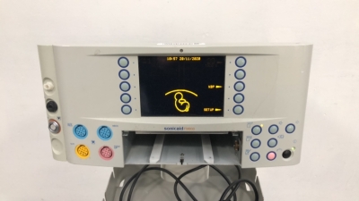 Huntleigh SonicAid FM800 Fetal Monitor on Stand (Powers Up-Missing Tray-See Photo) - 2