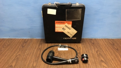 Olympus LS-2 Lecture Scope with Olympus A10-L2 Lens in Case - Engineer's Report : Optical System - 4 Broken Fibers and Fluid Contamination *SN 123221*