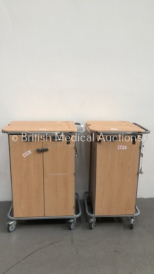 2 x Sunflower Medical Crash Trolleys