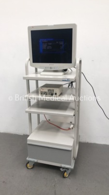 Smith & Nephew Dyonics Stack System with Sony LCD Monitor and JVC Camera Control Unit KY-F58 (Powers Up) * SN 2007354 *