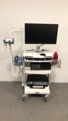 MMS Urodynamic System with Infrared Remote Control,Combination Interface Module,Transducer Module, Monitor,Keyboard,CPU and HP Printer (Hard Drive Rem