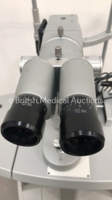 Ellex Medical Tango YAG Laser/Slit Lamp Ref LT5106-T Versions C04 D11 M12 P03 with 2 x 12.5x Eyepieces on Motorized Table (Powers Up with Key-Key Incl - 3