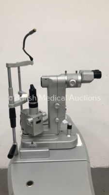 Ellex Medical Tango YAG Laser/Slit Lamp Ref LT5106-T Versions C04 D11 M12 P03 with 2 x 12.5x Eyepieces on Motorized Table (Powers Up with Key-Key Incl - 7