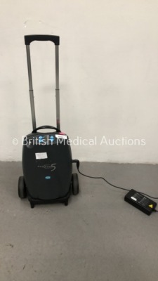 Sequal Eclipse 5 AutoSAT Portable Oxygen Concentrator with Power Supply (Powers Up)