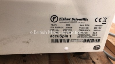 Fisher Scientific AccuSpin 1 Centrifuge (Powers Up) - 2