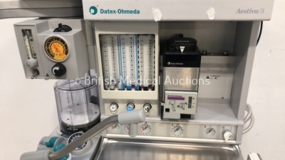 Datex-Ohmeda Aestiva/5 Anaesthesia Machine with Datex-Ohmeda 7900 SmartVent Software Version 4.8 PSVPro,Datex-Ohmeda Isotec 5 Isoflurane Vaporizer,Abs - 3