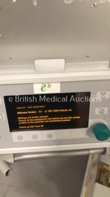 Datex-Ohmeda Aestiva/5 Anaesthesia Machine with Datex-Ohmeda Aestiva SmartVent Software Version 3.5, Oxygen Mixer, Bellows, Absorbers and Hoses (Power - 3