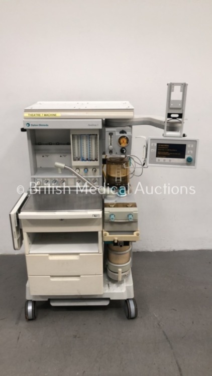 Datex-Ohmeda Aestiva/5 Anaesthetic Machine with Datex-Ohmeda 7900 SmartVent Software Version 4.8, Oxygen Mixer, Bellows, Absorber and Hoses (Powers Up