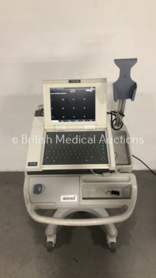 GE Marquette MAC 5000 ECG Machine on Stand (Powers Up) * SN H3WT1324P * - 2