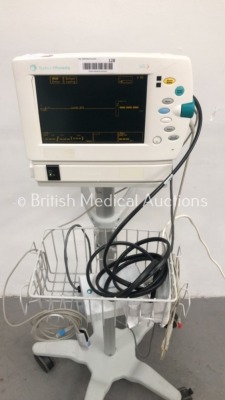 Datex-Ohmeda S/5 Patient Monitor with Printer,NIBP,SpO2,ECG+Resp and T Options,1 x BP Hose,1 x SpO2 Finger Sensor,1 x 3-Lead ECG Lead with Power Suppl - 2