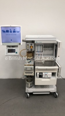 Datex-Ohmeda Aestiva/5 Anaesthesia Machine with Datex-Ohmeda Aestiva SmartVent Software Version 4.8 PSVPro,GE D19KT Display Monitor,GE Module Rack Inc