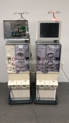 2 x Fresenius Medical Care 5008 Dialysis Machines (1 x Powers Up with Blank Screen,1 x Missing Screen-See Photos)