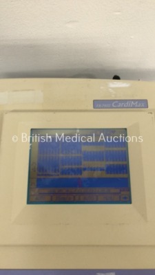 Fukuda Denshi FX-7402 CardiMax ECG Machine on Stand with 1 x 10-Lead ECG Lead (Powers Up) * SN 03090203 * - 3