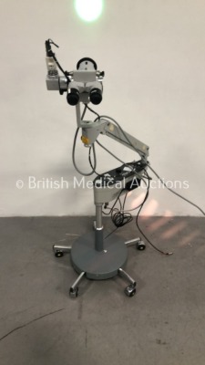 Carl Zeiss OPMI 1-FC Colposcope with f=170 Binoculars,2 x 10x / 22B Eyepieces and Zeiss F=74 Attachment (Powers Up with Good Bulb)