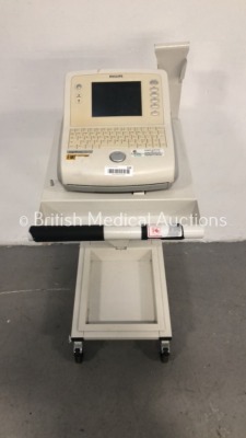 Philips PageWriter Trim II ECG Machine on Stand (No Power)