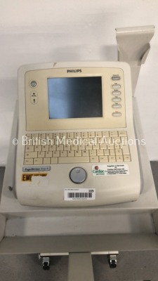 Philips PageWriter Trim II ECG Machine on Stand (No Power) - 2