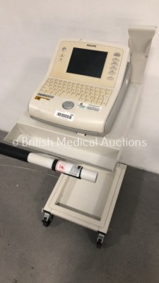 Philips PageWriter Trim II ECG Machine on Stand (No Power) - 3