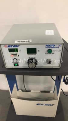 EZ EM ProtoCOL Colon Insufflator on EZ EM Trolley (Powers Up) * SN 6400-82229 IQB * - 2