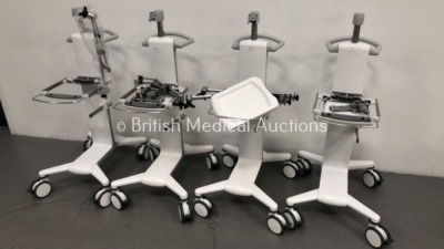 4 x Drager Ventilator Stands Ref 84161689 *S/N ASNF-0596 / ASNE-0834 / ASNF-0589 / ASNF-0438* - 2