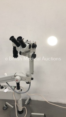 Carl Kaps SOM 52 Colposcope with 2 x WF 12,5xV Eyepieces and 300 Lens (Powers Up with Good Bulb- Damage to Cable) *S/N 6815* - 3