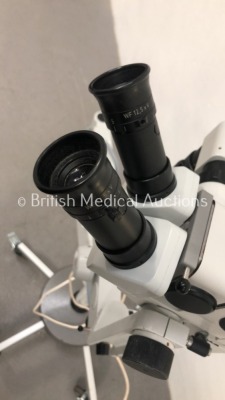 Carl Kaps SOM 52 Colposcope with 2 x WF 12,5xV Eyepieces and 300 Lens (Powers Up with Good Bulb- Damage to Cable) *S/N 6815* - 6