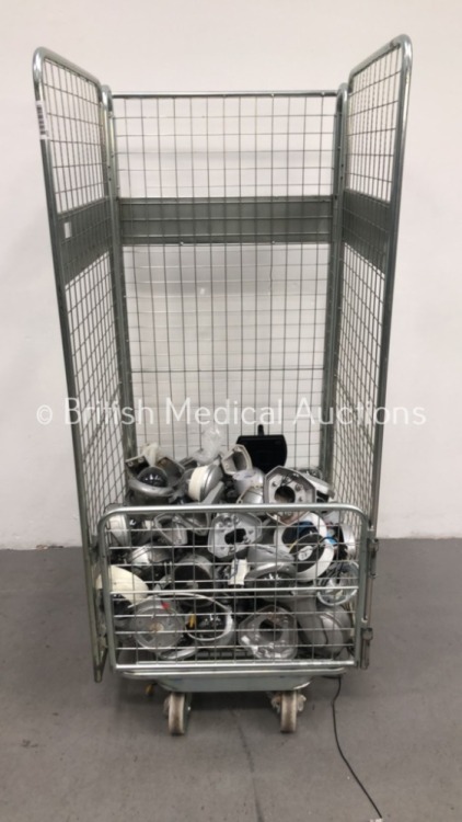 Cage of Used Dome Security Camera (Cage Not Included)