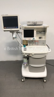 Datex-Ohmeda S/5 Avance Anaesthesia Machine with Datex-Ohmeda Monitor (Faulty), Philips IntelliVue Monitor, Philips M1026B Gas Module with Water Trap,