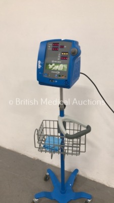 GE Dinamap Pro 300V2 Patient Monitor on Stand (Powers Up) * SN AAX08350042SA * - 2