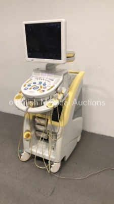 Hitachi Hi Vision Ascendus Flat Screen Ultrasound Scanner with 3 x Transducers/Probes (1 x EUP-C715,1 x EUP-L75 and 1 x EUP-L74M * Mfd 2014 *) (Powers - 2