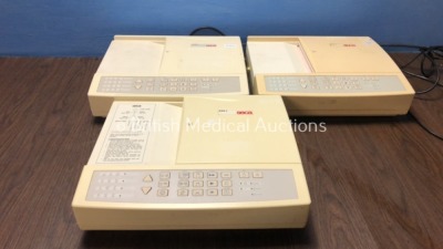 3 x Seca CT6 I ECG Machines (All Power Up)