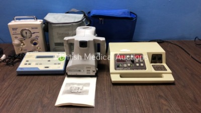 Mixed Lot Including 1 x Fisher & Paykel Neopuff Infant T Piece Resuscitator, 1 x Amplivox 116 Screening Audiometer with 1 x AC Power Supply (No Power)