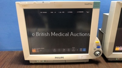 2 x Philips IntelliVue MP70 Anesthesia Monitors (Both Power Up with Missing Dials-See Photos) *127048 / 103308* - 3