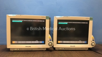 2 x Philips IntelliVue MP70 Monitors (Both Power Up) *103283 / 103280*