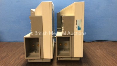 2 x Philips IntelliVue MP70 Anesthesia Monitors (Both Power Up 1 with Missing Cover-See Photo-See Photos) *109171 / 103300* - 5