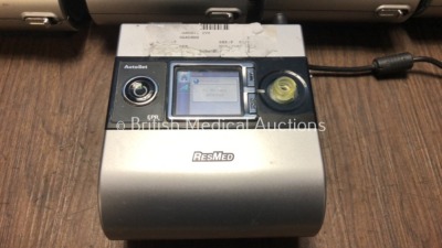 Job Lot Including 1 x ResMed AutoSet CPAP Unit (Powers Up) 18 x ResMed H5i Humidifier Units with 10 x AC Power Supplies - 2