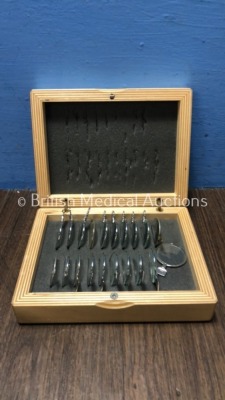 Ophthalmic Trial Lens Set in Wooden Box