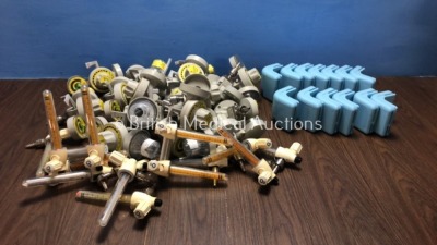 Mixed Lot Including 13 x Kanmed Cot Silicon Corners and Valves and Regulators