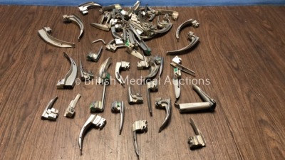 Job Lot of Assorted Adult / Paediatric Laryngoscope Blades