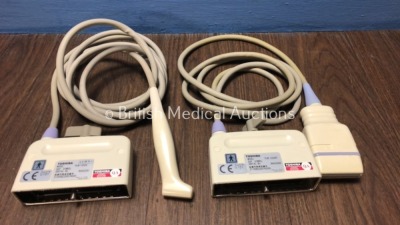 1 x Toshiba PLM-1202S Ultrasound Transducer / Probe and 1 x Toshiba PLM-1204AT Ultrasound Transducer / Probe