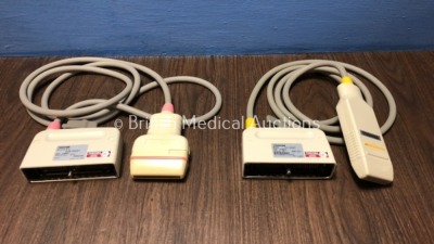 1 x Toshiba PLM-805AT Toshiba Ultrasound Transducer / Probe and 1 x Toshiba PLF-503NT Ultrasound Transducer / Probe