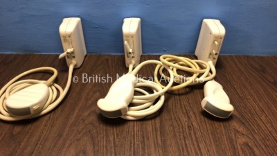 3 x ATL C5-2 Curved Array Ultrasound Transducer / Probes