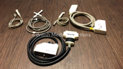 Job Lot Including 1 x Toshiba PLE-705S Ultrasound Transducer /Probes, 1 x Toshiba HS Ultrasound Transducer /Probes and 3 x miscellaneous Probes