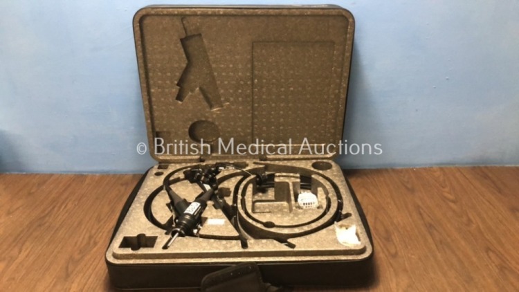 Fujinon EG-530FP Video Gastroscope In Case Engineer's Report : Optics - No Fault Found, Angulation - No Fault Found, Patient Tube - Minor Indentations