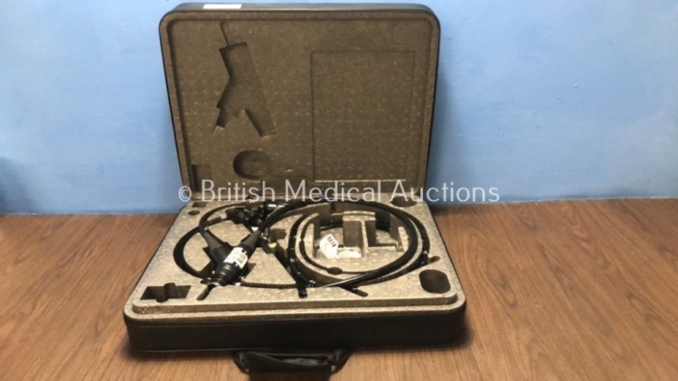 Fujinon EG-530FL Video Gastroscope In Case Engineer's Report : Optics - No Fault Found, Angulation - No Fault Found, Patient Tube - No Fault Found, Li