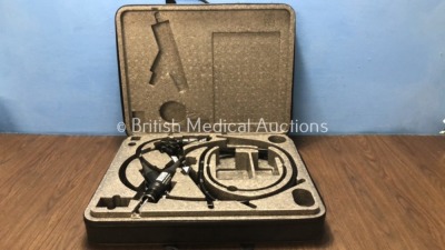 Fujinon EC-530FL Video Gastroscope In Case Engineer's Report : Optics - No Fault Found, Angulation -Will Require Adjustment, Patient Tube - No Fault F