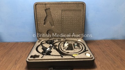 Fujinon EG-530WR Video Gastroscope In Case Engineer's Report : Optics - Unable to Check, Angulation - No Fault Found, Insertion Tube - B/S/R Cement Ne