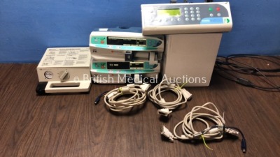 Mixed Lot Including 1 x Hewlett Packard 15210B Calibrator, 2 x CareFusion Alaris PK Syringe Pumps (Both Power Up) 1 x Graseby 3500 Anaesthesia Pump (P